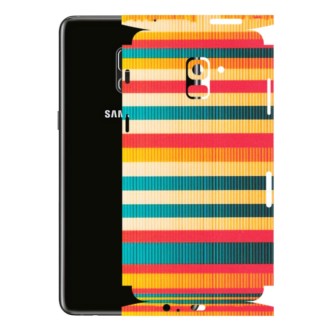 Samsung A/S Series Phone Skins (All Models) - Colourful Stripes Soothing Effect - Matte Finish (M-86) Samsung Galaxy A8 Plus
