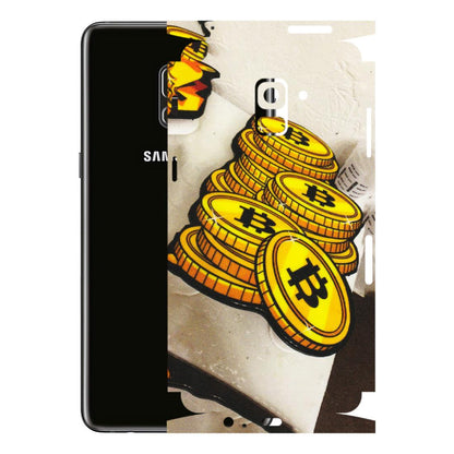 Samsung A/S Series Phone Skins (All Models) - Billionaire Bitcoin Collection - Matte Finish (M-92) Samsung Galaxy A8 Plus
