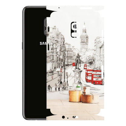 Samsung A/S Series Phone Skins (All Models) - London Street - Transparent Finish (T-02) Samsung Galaxy A8 Plus