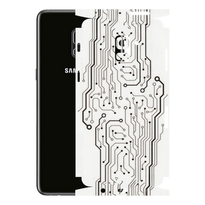 Samsung A/S Series Phone Skins (All Models) - Tech Circuits - Transparent Finish (T-03) Samsung Galaxy A8 Plus