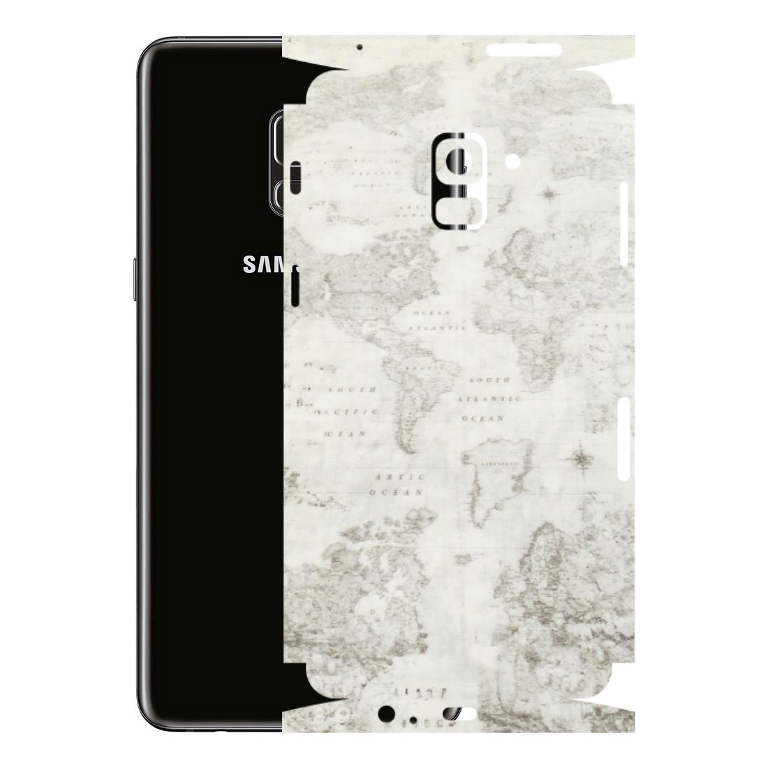 Samsung A/S Series Phone Skins (All Models) - World Travel Map - Transparent Finish (T-04) Samsung Galaxy A8 Plus