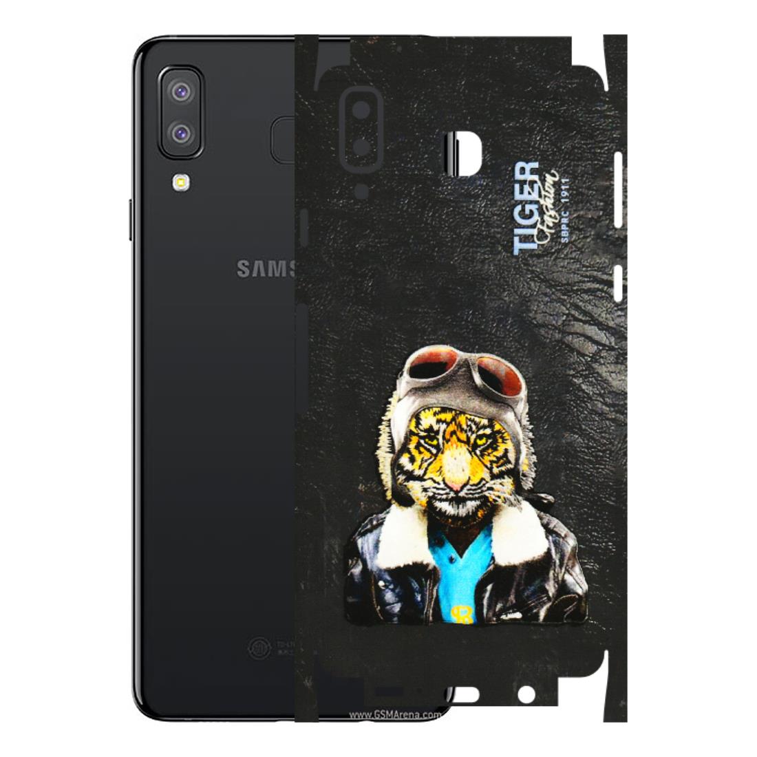 Samsung A/S Series Phone Skins (All Models) - Rider Tiger - 3D Embossed Finish (L-113) Samsung Galaxy A8 Star