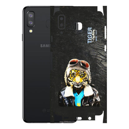 Samsung A/S Series Phone Skins (All Models) - Rider Tiger - 3D Embossed Finish (L-113) Samsung Galaxy A8 Star
