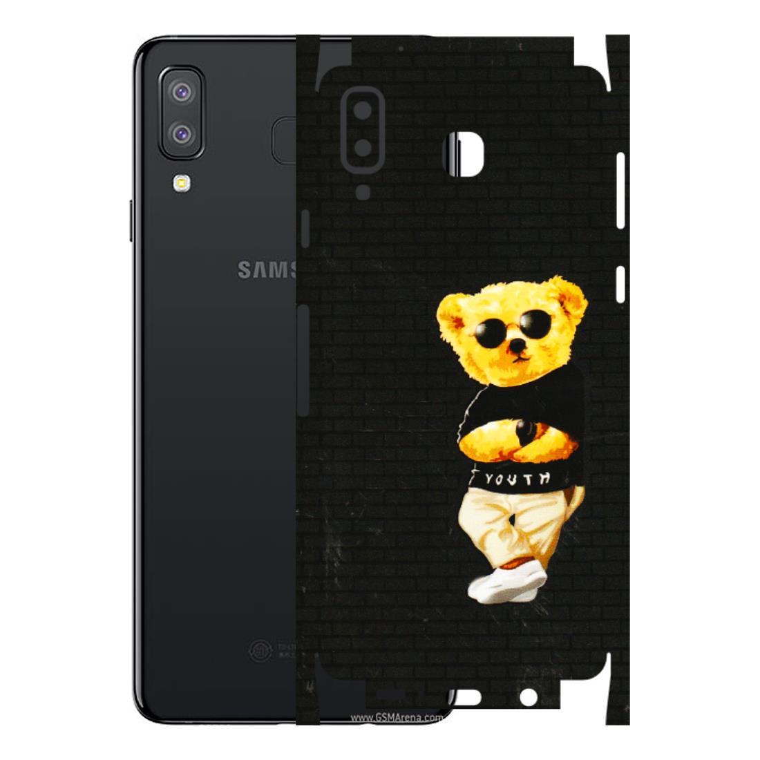 Samsung A/S Series Phone Skins (All Models) - Classy Teddy Bear - 3D Embossed Finish (L-116) Samsung Galaxy A8 Star