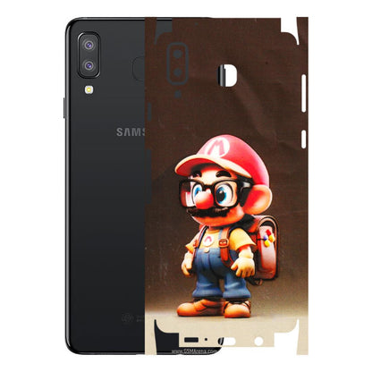 Samsung A/S Series Phone Skins (All Models) - Little Mario - 3D Embossed Finish (L-119) Samsung Galaxy A8 Star