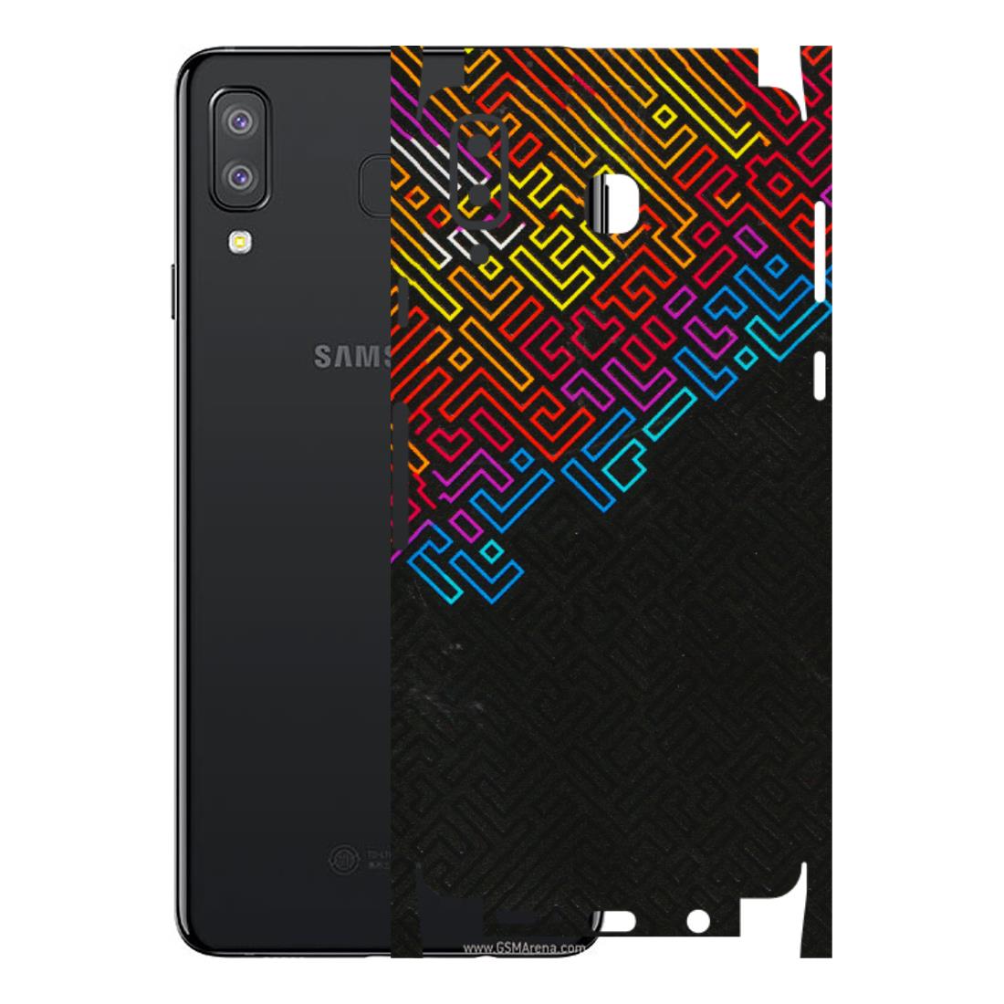 Samsung A/S Series Phone Skins (All Models) - Dotme Pattern Art - 3D Embossed Finish (L-121) Samsung Galaxy A8 Star