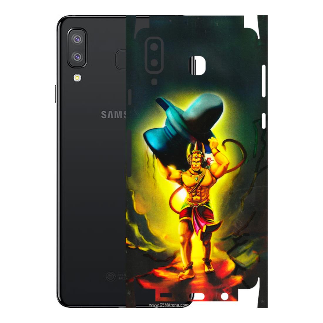 Samsung A/S Series Phone Skins (All Models) - Hanuman Ji - 3D Embossed Finish (L-128) Samsung Galaxy A8 Star