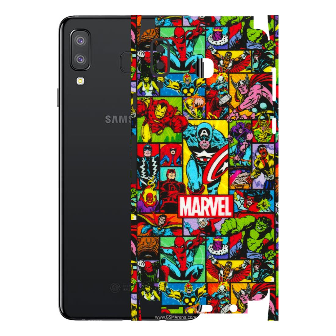 Samsung A/S Series Phone Skins (All Models) - MARVELOUS Comic Characters - 3D Embossed Finish (L-129) Samsung Galaxy A8 Star