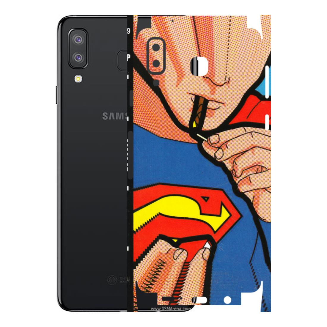 Samsung A/S Series Phone Skins (All Models) - Superman Sutta - 3D Embossed Finish (L-130) Samsung Galaxy A8 Star