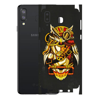 Samsung A/S Series Phone Skins (All Models) - Classy Smart Owl - 3D Embossed Finish (L-144) Samsung Galaxy A8 Star