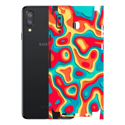 Samsung A/S Series Phone Skins (All Models) - Abstract Swirl - 3D Embossed Finish (L-150) Samsung Galaxy A8 Star