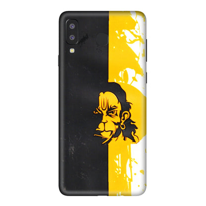Samsung A/S Series Phone Skins (All Models) - Bajrangbali - 3D Embossed Finish (L-151) Samsung Galaxy A8 Star