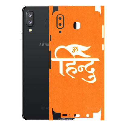 Samsung A/S Series Phone Skins (All Models) - Hindu Kesari - 3D Embossed Finish (L-154) Samsung Galaxy A8 Star