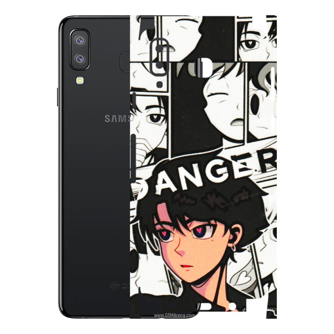 Samsung A/S Series Phone Skins (All Models) - Danger Anime - 3D Embossed Finish (L-155) Samsung Galaxy A8 Star
