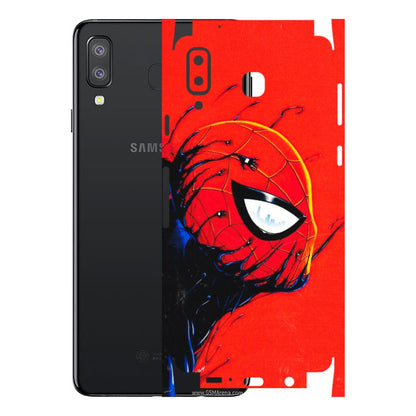 Samsung A/S Series Phone Skins (All Models) - Spiderman Face Venom - 3D Embossed Finish (L-165) Samsung Galaxy A8 Star