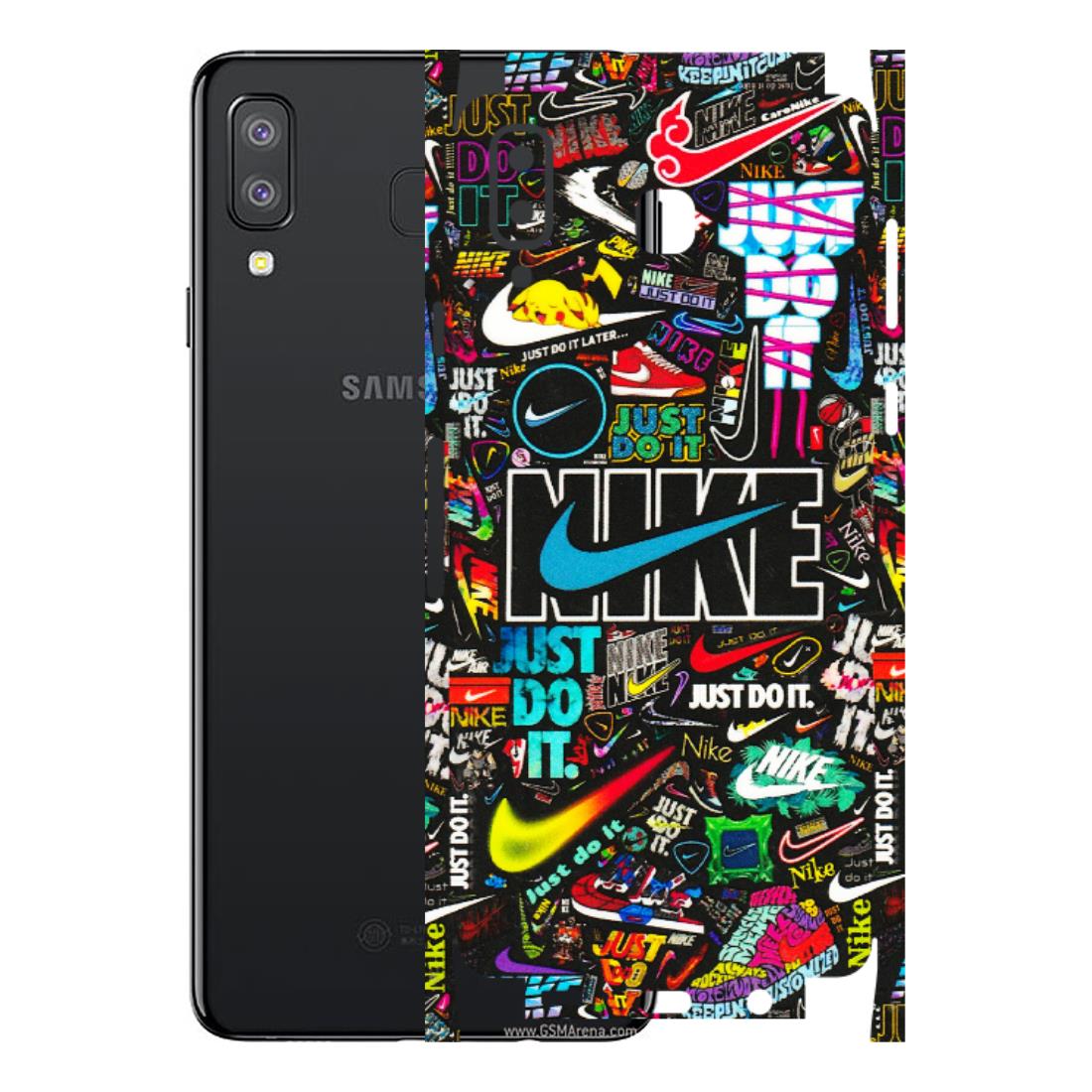 Samsung A/S Series Phone Skins (All Models) - Just Do It Doodles - 3D Embossed Finish (L-166) Samsung Galaxy A8 Star
