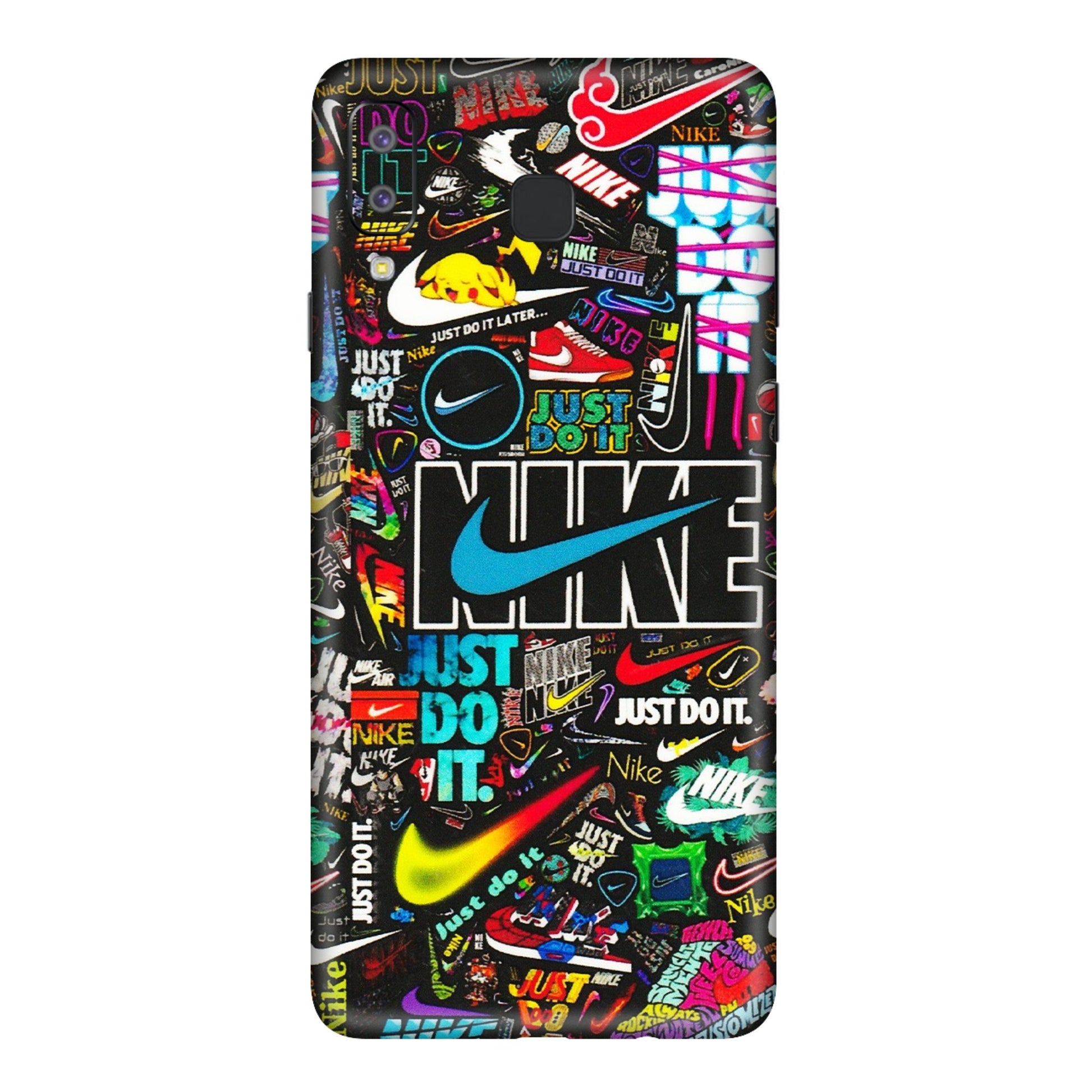 Samsung A/S Series Phone Skins (All Models) - Just Do It Doodles - 3D Embossed Finish (L-166) Samsung Galaxy A8 Star