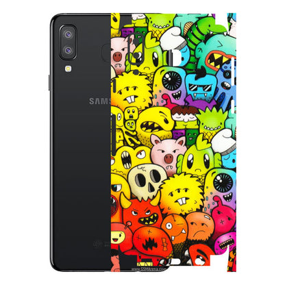 Samsung A/S Series Phone Skins (All Models) - Angry Funkies - 3D Embossed Finish (L-169) Samsung Galaxy A8 Star