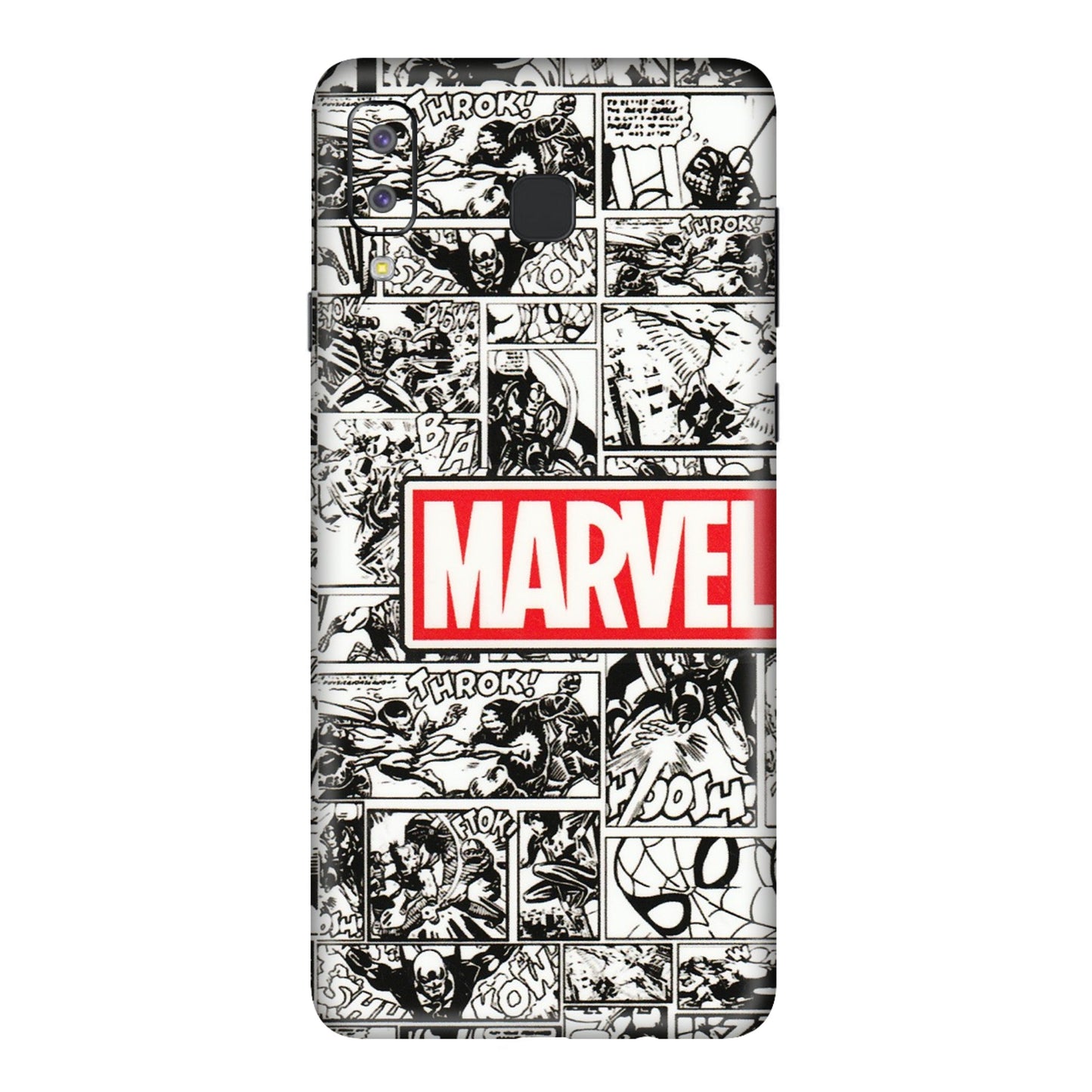 Samsung A/S Series Phone Skins (All Models) - Marvel Comic - 3D Embossed Finish (L-171) Samsung Galaxy A8 Star