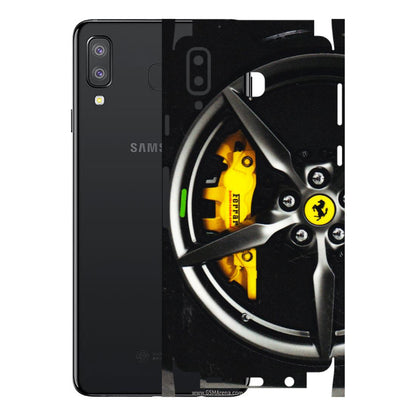 Samsung A/S Series Phone Skins (All Models) - Ferrari Wheel Alloy - 3D Embossed Finish (L-173) Samsung Galaxy A8 Star