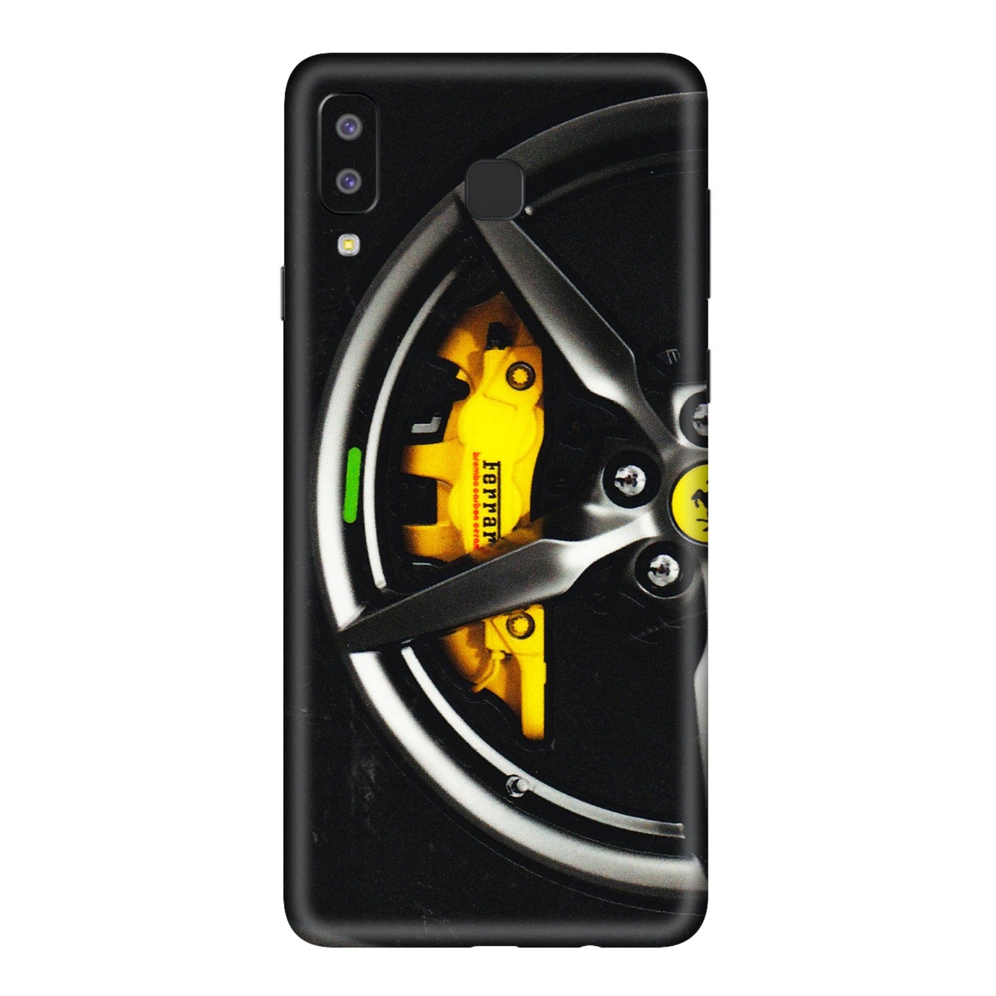 Samsung A/S Series Phone Skins (All Models) - Ferrari Wheel Alloy - 3D Embossed Finish (L-173) Samsung Galaxy A8 Star
