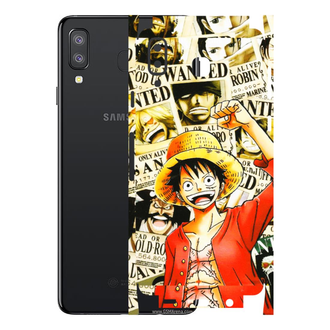 Samsung A/S Series Phone Skins (All Models) - Luffy Anime - 3D Embossed Finish (L-177) Samsung Galaxy A8 Star