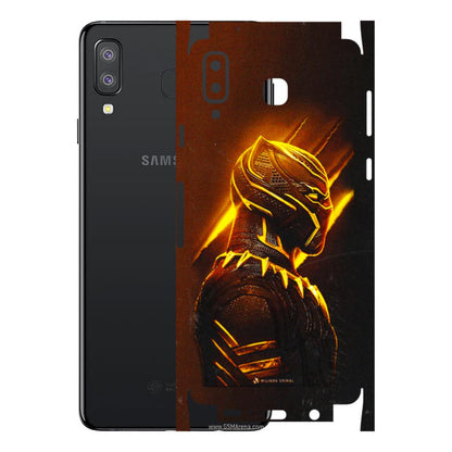 Samsung A/S Series Phone Skins (All Models) - Gold Black Panther - 3D Embossed Finish (L-181) Samsung Galaxy A8 Star