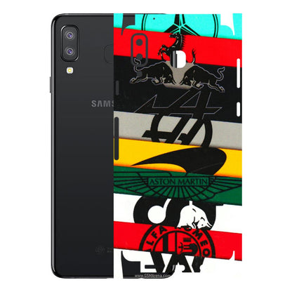 Samsung A/S Series Phone Skins (All Models) - Multi Designer Brands - 3D Embossed Finish (L-187) Samsung Galaxy A8 Star