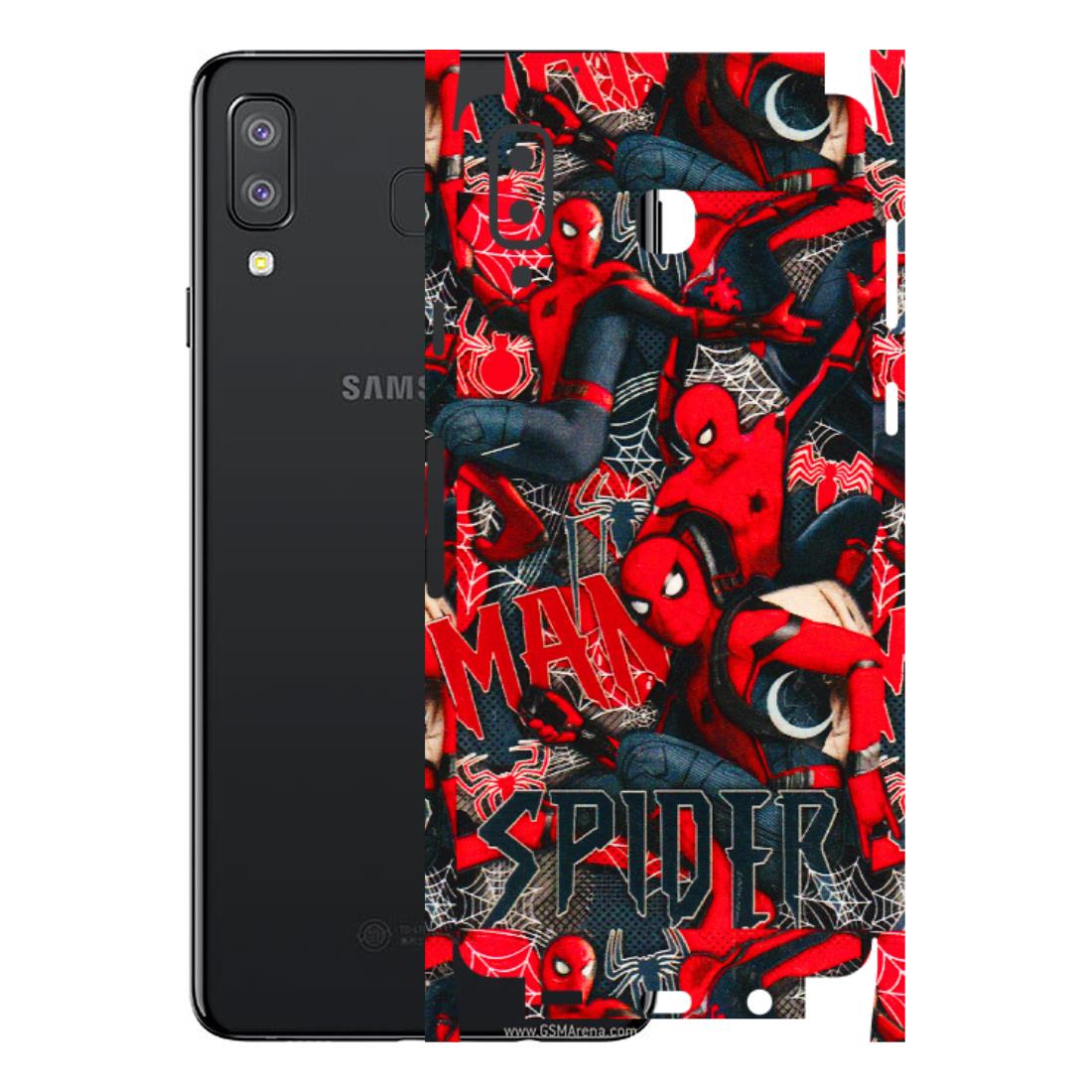 Samsung A/S Series Phone Skins (All Models) - SpiderMan Cool - 3D Embossed Finish (L-188) Samsung Galaxy A8 Star