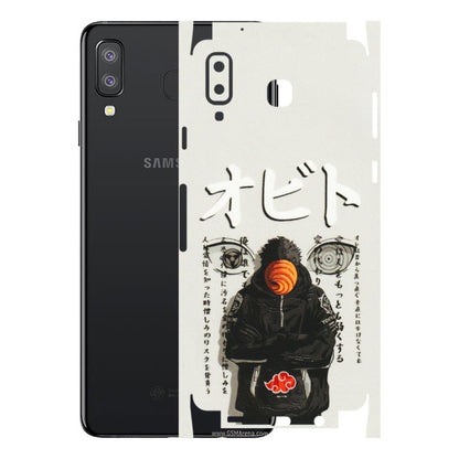 Samsung A/S Series Phone Skins (All Models) - Obito Anime Eye - 3D Embossed Finish (L-19) Samsung Galaxy A8 Star
