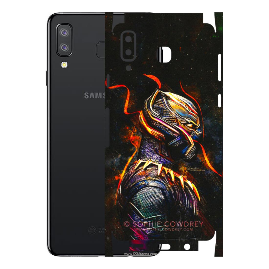 Samsung A/S Series Phone Skins (All Models) - Black Panther - 3D Embossed Finish (L-190) Samsung Galaxy A8 Star