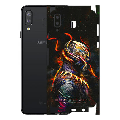 Samsung A/S Series Phone Skins (All Models) - Black Panther - 3D Embossed Finish (L-190) Samsung Galaxy A8 Star