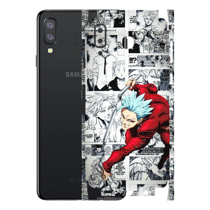 Samsung A/S Series Phone Skins (All Models) - Anime Comic - 3D Embossed Finish (L-192) Samsung Galaxy A8 Star