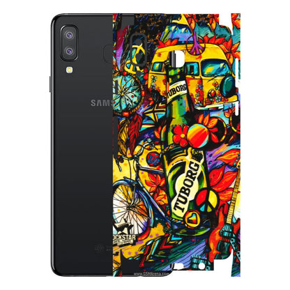 Samsung A/S Series Phone Skins (All Models) - Cool Beer Bottle - 3D Embossed Finish (L-193) Samsung Galaxy A8 Star