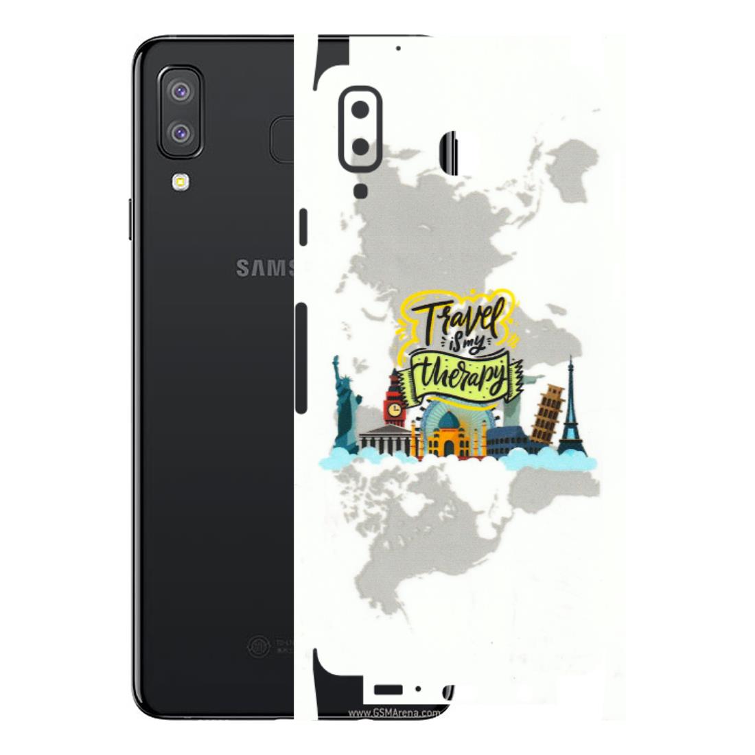 Samsung A/S Series Phone Skins (All Models) - Travel Therapy - 3D Embossed Finish (L-199) Samsung Galaxy A8 Star