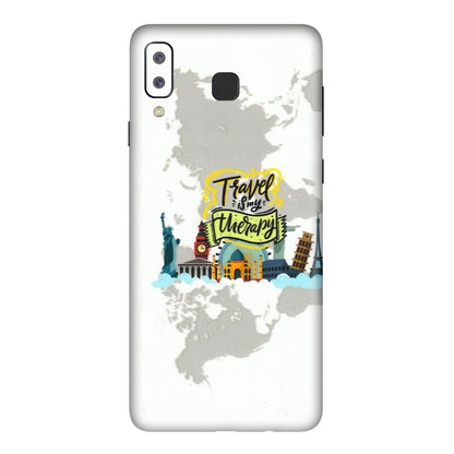 Samsung A/S Series Phone Skins (All Models) - Travel Therapy - 3D Embossed Finish (L-199) Samsung Galaxy A8 Star