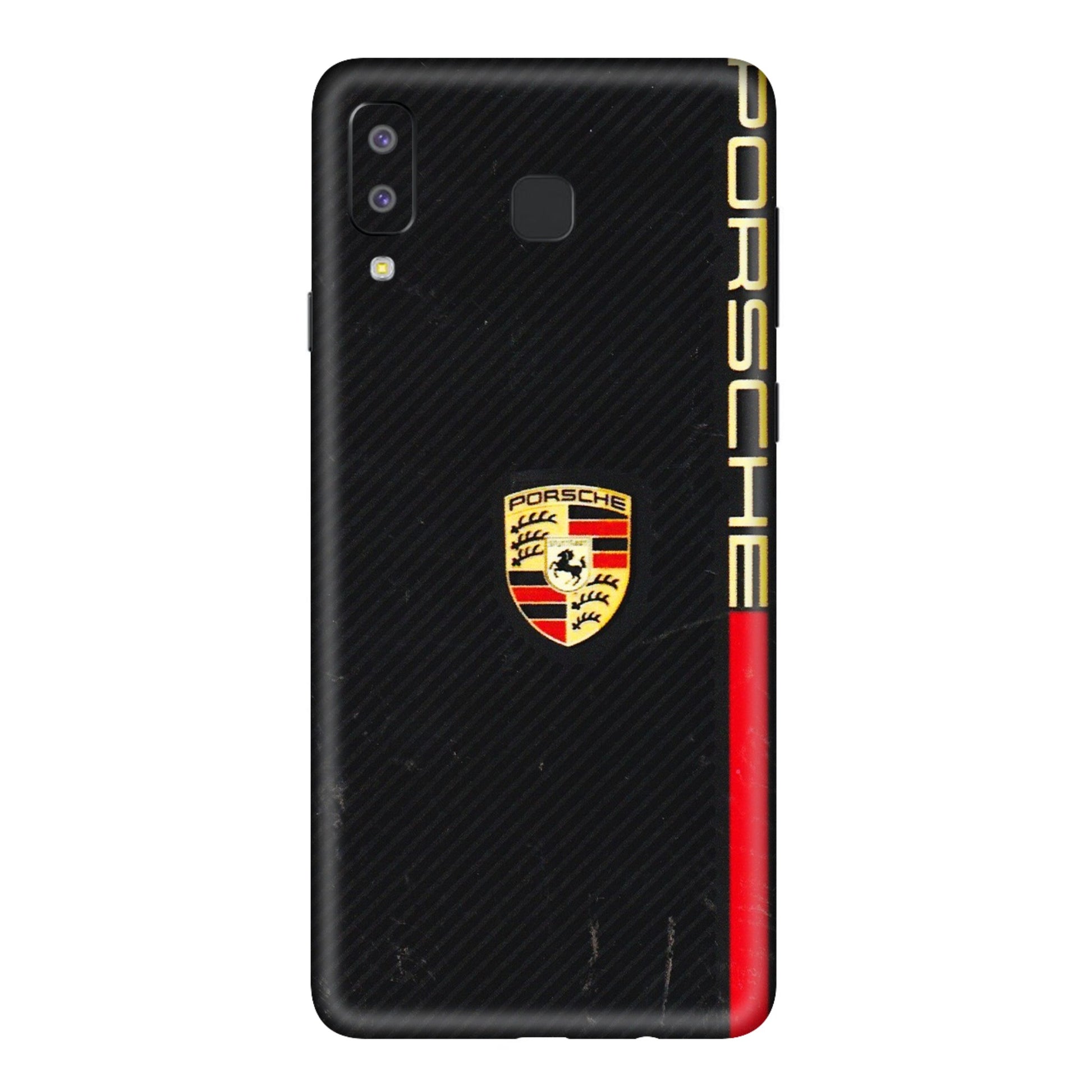 Samsung A/S Series Phone Skins (All Models) - Premium Porsche - 3D Embossed Finish (L-225) Samsung Galaxy A8 Star