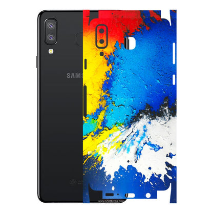 Samsung A/S Series Phone Skins (All Models) - Acrylic Paint Spill - 3D Embossed Finish (L-229) Samsung Galaxy A8 Star