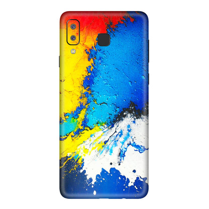 Samsung A/S Series Phone Skins (All Models) - Acrylic Paint Spill - 3D Embossed Finish (L-229) Samsung Galaxy A8 Star