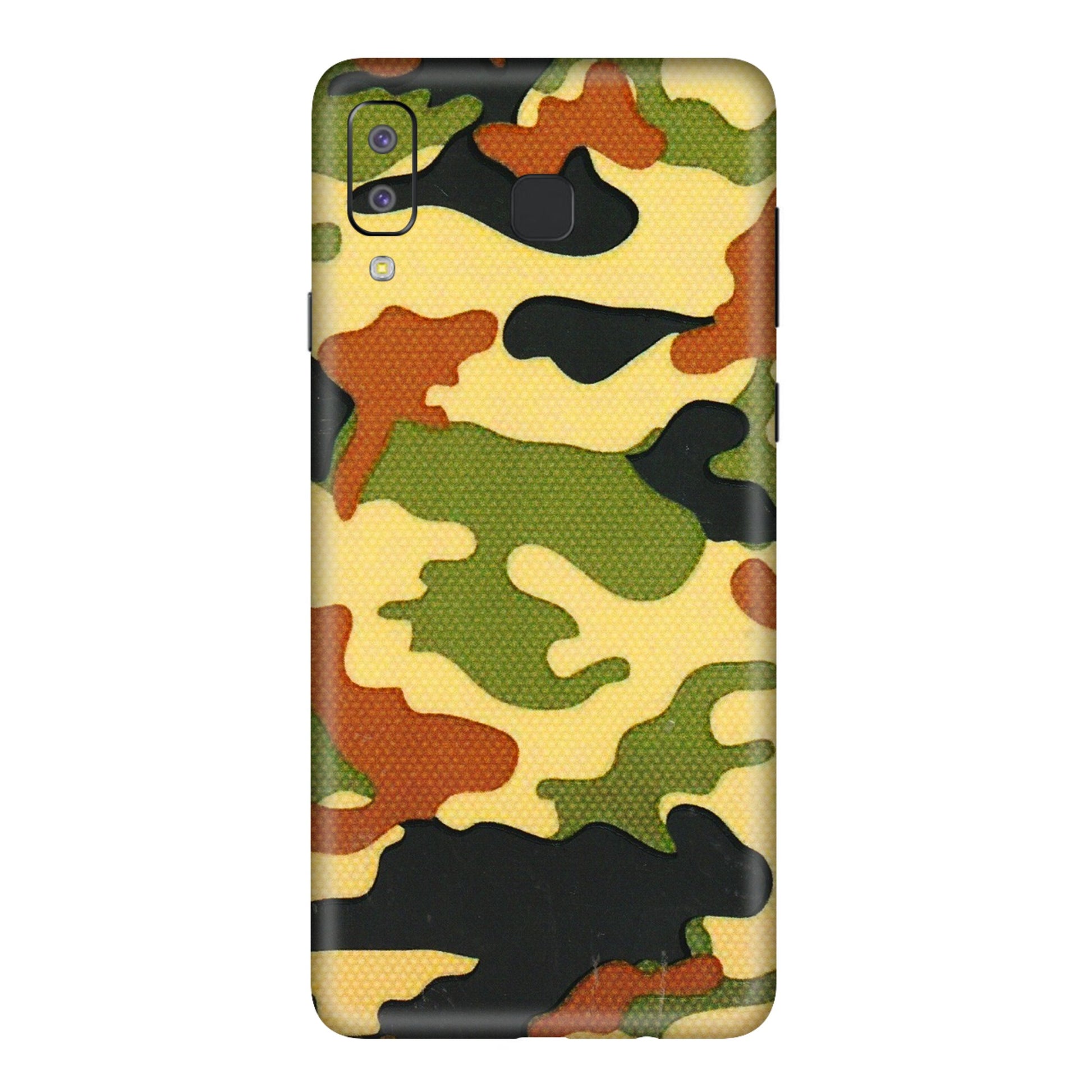 Samsung A/S Series Phone Skins (All Models) - Indian Military - 3D Embossed Finish (L-234) Samsung Galaxy A8 Star