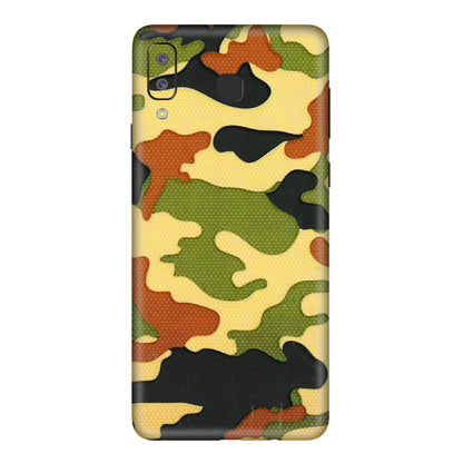 Samsung A/S Series Phone Skins (All Models) - Indian Military - 3D Embossed Finish (L-234) Samsung Galaxy A8 Star