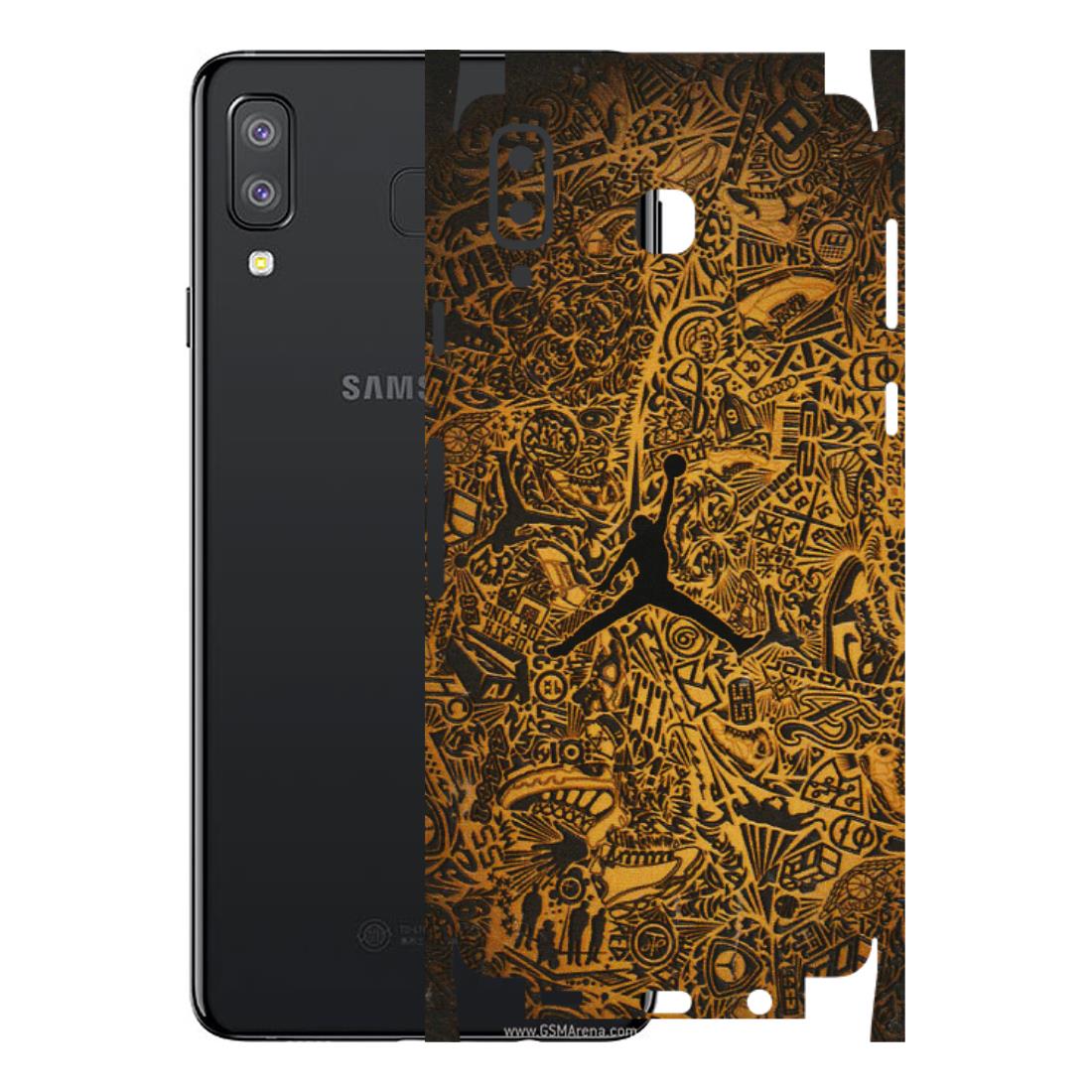 Samsung A/S Series Phone Skins (All Models) - Premium Gold Basketball Player - 3D Embossed Finish (L-236) Samsung Galaxy A8 Star