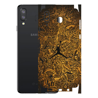 Samsung A/S Series Phone Skins (All Models) - Premium Gold Basketball Player - 3D Embossed Finish (L-236) Samsung Galaxy A8 Star