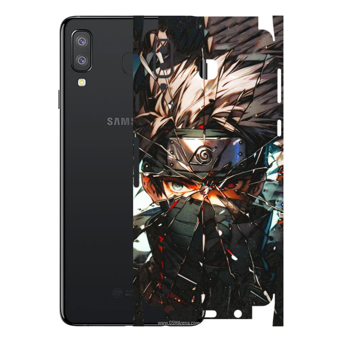 Samsung A/S Series Phone Skins (All Models) - Kakashi Shattered Glass Effect - 3D Embossed Finish (L-237) Samsung Galaxy A8 Star