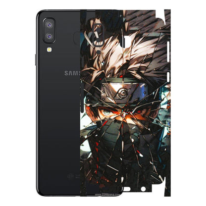 Samsung A/S Series Phone Skins (All Models) - Kakashi Shattered Glass Effect - 3D Embossed Finish (L-237) Samsung Galaxy A8 Star