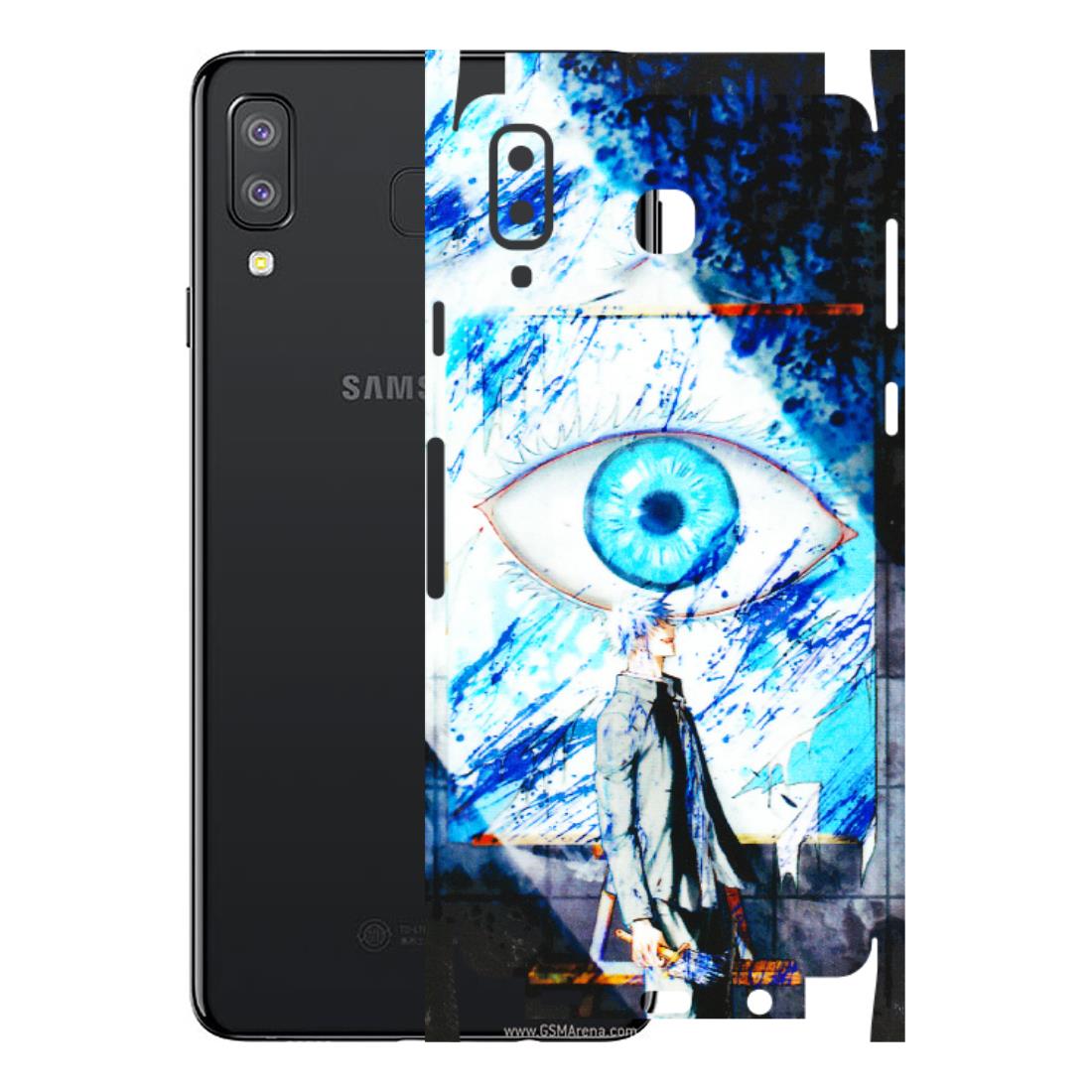 Samsung A/S Series Phone Skins (All Models) - Gojo Satoru evil eye - 3D Embossed Finish (L-239) Samsung Galaxy A8 Star