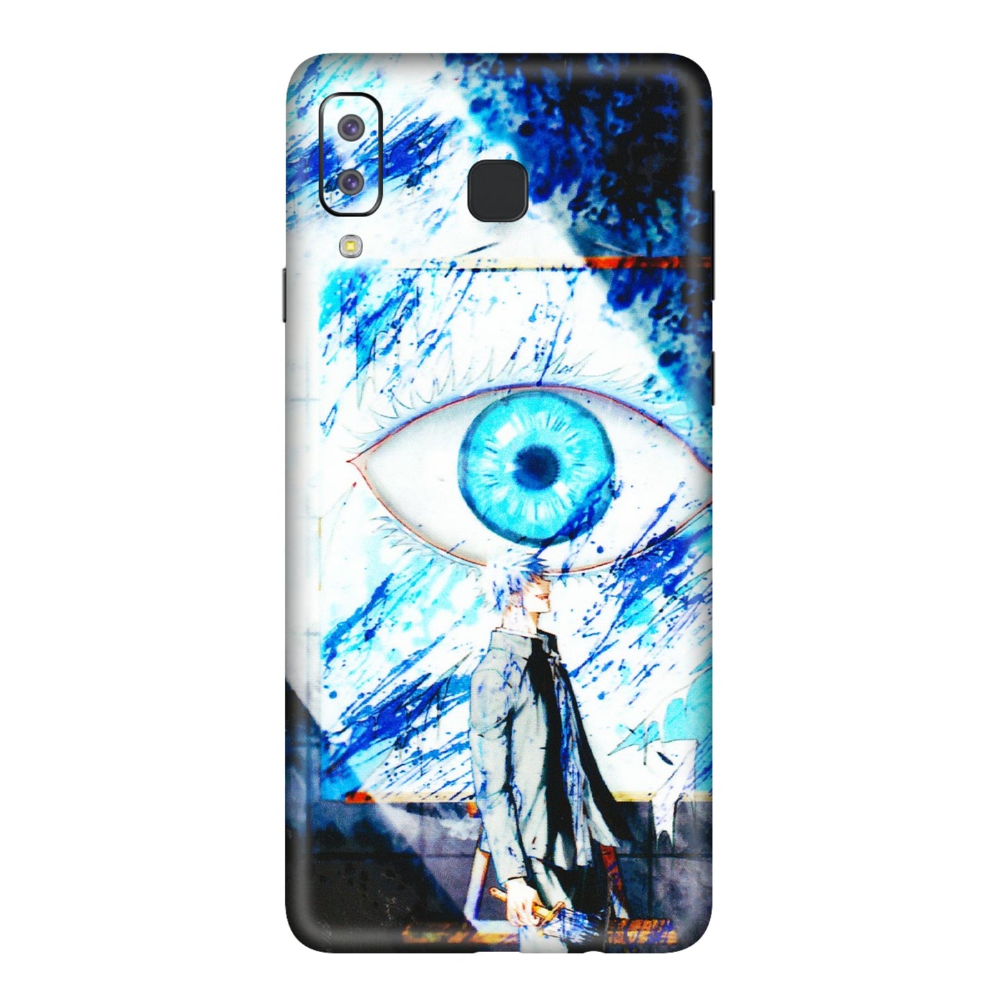 Samsung A/S Series Phone Skins (All Models) - Gojo Satoru evil eye - 3D Embossed Finish (L-239) Samsung Galaxy A8 Star