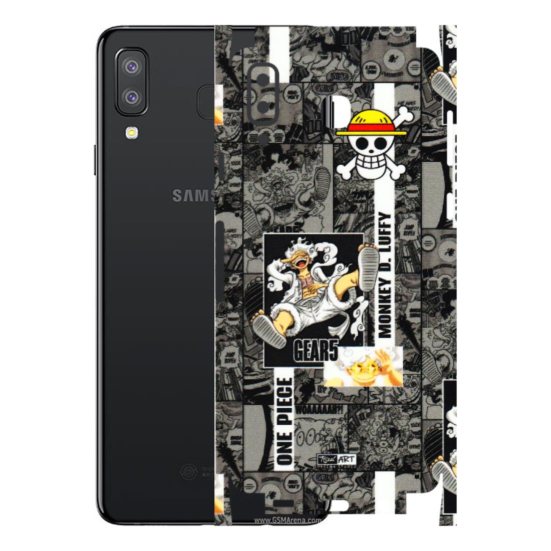 Samsung A/S Series Phone Skins (All Models) - Cuffy Anime MonkeyCamic - 3D Embossed Finish (L-242) Samsung Galaxy A8 Star