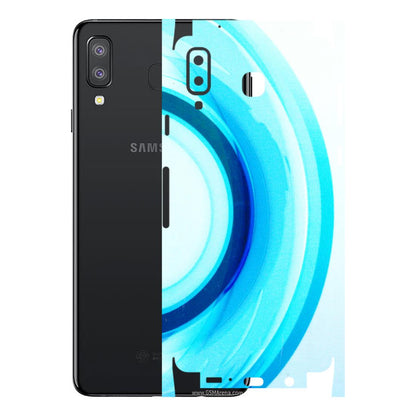 Samsung A/S Series Phone Skins (All Models) - The Blue Curve - 3D Embossed Finish (L-244) Samsung Galaxy A8 Star