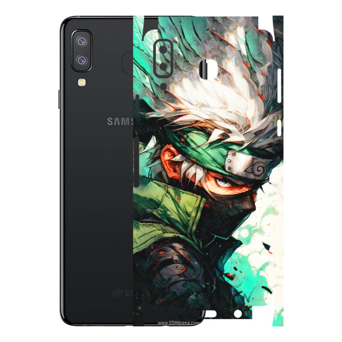 Samsung A/S Series Phone Skins (All Models) - Kakashi Side Profile - 3D Embossed Finish (L-249) Samsung Galaxy A8 Star
